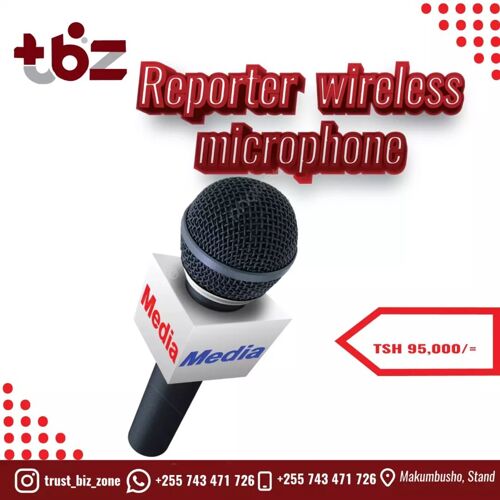 Wireless Microphone With logo