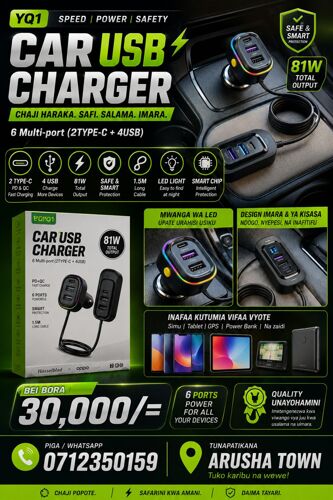CAR SUPER FASTEST CHARGER 