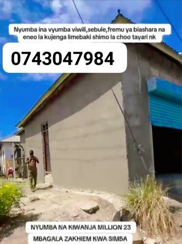 Nyumba inauzwa mil 23