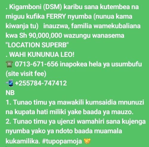 KIGAMBONI KWA FERRY 