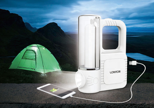 Lontor Rechargeable LED camping lantern solar led lantern  