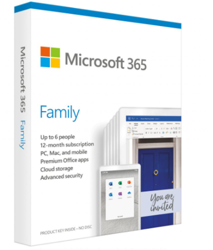 Microsoft 365 Family (for up to 6 people)