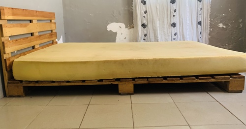 Pallet bed + mattress (godoro)
