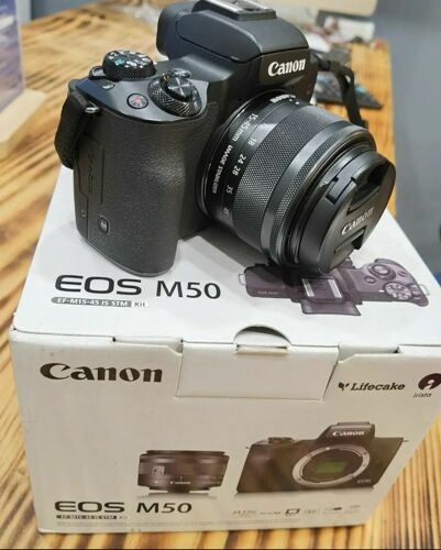 Canon EOS M50 with EF-M15-45 