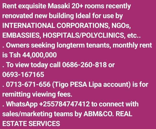 20+ Rooms building rent