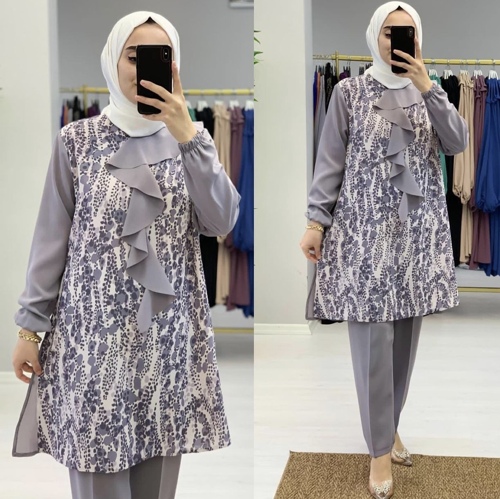Topdress and trouser abaya set,Ramadhan offer