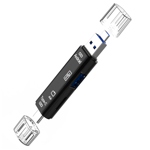 Type C / USB / Micro USB SD TF Memory Card Reader OTG