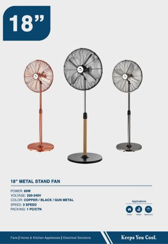 Fan inche 18 