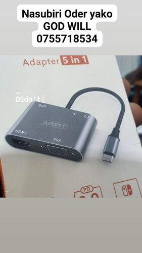 ADAPTER, 5 in 1. HDMI, VGA,USB