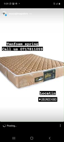 Tanfoam spring mattress