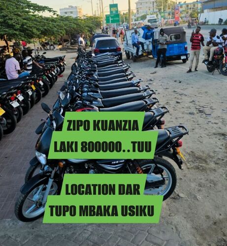 Pikipiki zipo nyingi 