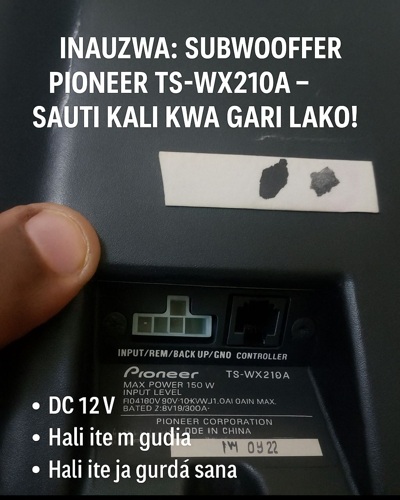 Pioneer yenye amplifaya