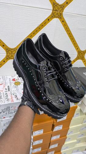 Black brogues boot 