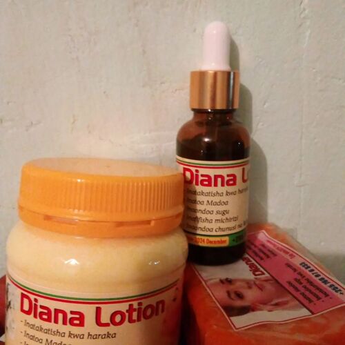 Diana lemon lotion set