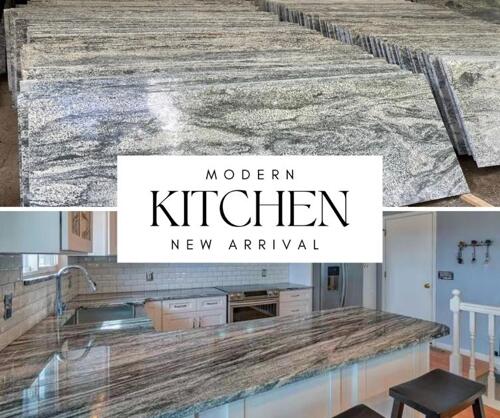 Granite kitchen countertop