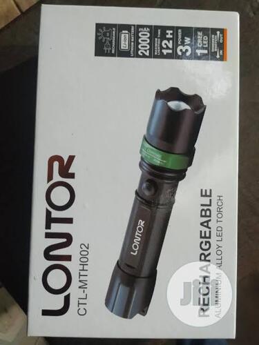 LONTOR RECHARGEABLE TORCH | Kupatana