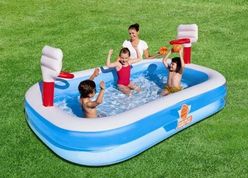 Bestway inflatable with basketball ring pool/Epump