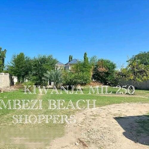 Plot for sale mbezi beach shoppars