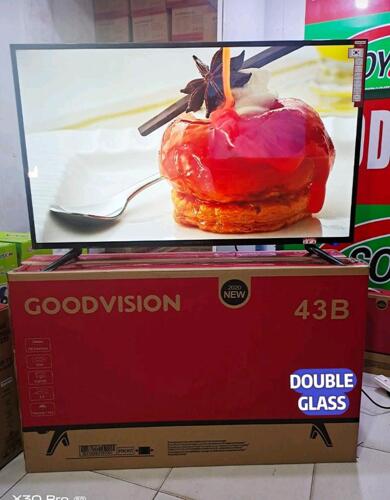 GOODVISION DOUBLE GLASS TV INCH 43