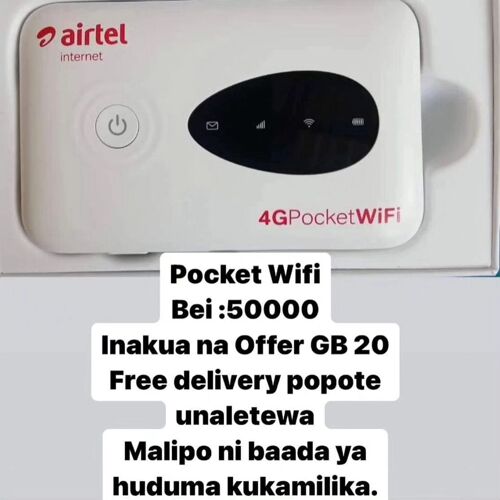 4G Airtel pocket WiFi.GB20bure