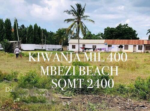 PLOTE FOR SALE MBEZI BEACH