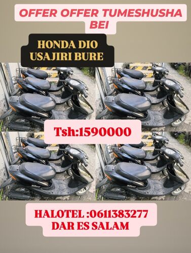Honda dio Usajiri bure 