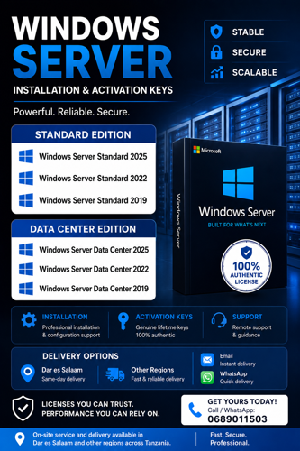Server 2025, 2022 & 2019 keys