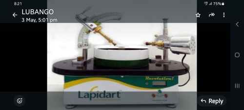 FACETING LAPIDART GEM MACHINE
