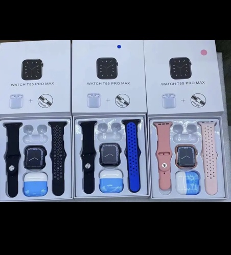 T55 smart watch + free airpods