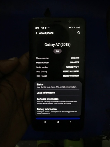 Samsung Galaxy A7 2018