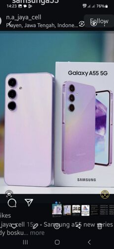 Samsung  A55 256 GB. Ice blue.