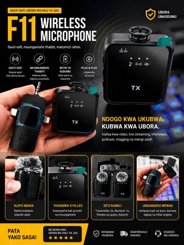 F11 WIRELESS MICROPHONE 