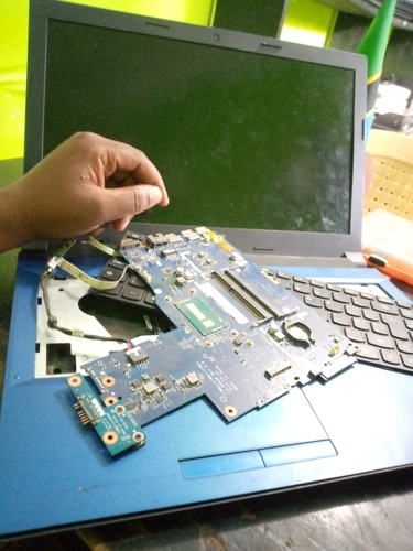 Laptop motherboard repair