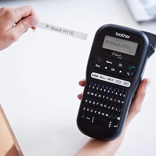 Brother PT-H110 Label Maker, P-Touch Labeller, QWERTY Keyboard, Handheld