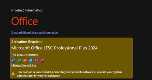 Office 2024 activation 