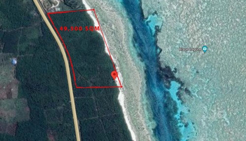 White Sand 49,500 SQM Plot For Sale, Bwejuu , Zanzibar