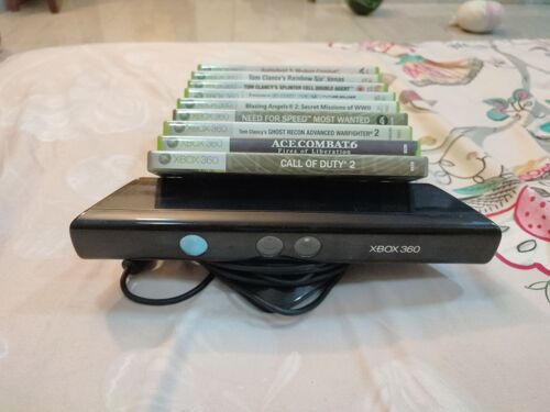 9 Xbox 360 games and 1 kinect 