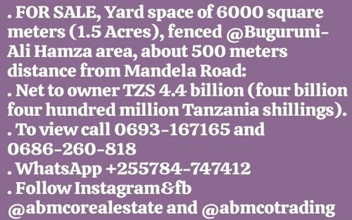 MANDELA ROAD YARD 