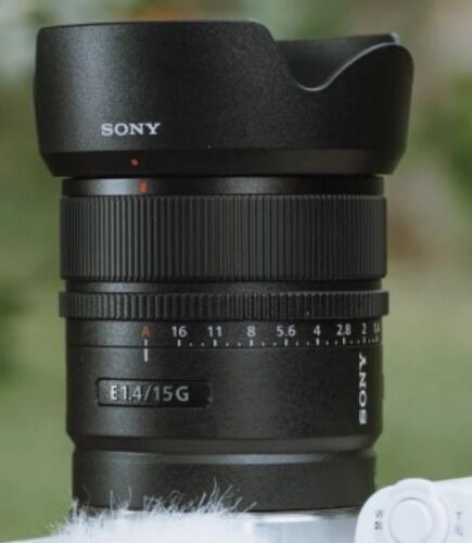 Sony E 15 mm F 1.4 G lens