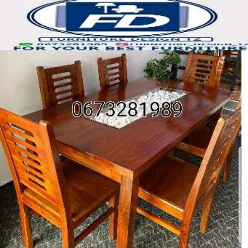 Dining table mninga 6 chairs