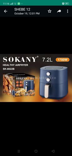 Sokany airfryer