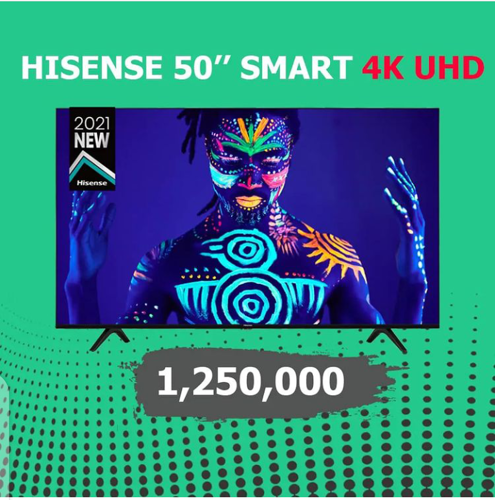 Hisense 50"smart 4k