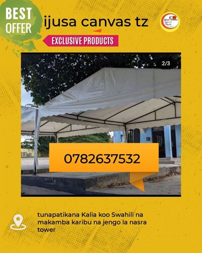 Maturubai tent and canvas tz