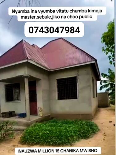 Nyumba inauzwa mil 15