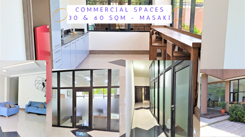 30 & 60 SQM Commercial Spaces || Modern and Nice || Masaki