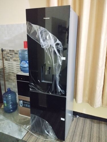 HISENSE FRIDGE BLACK MIRROR 
