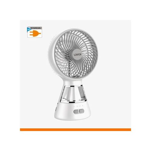Lontor Mini Table Fan With Lamp (6 Inches)