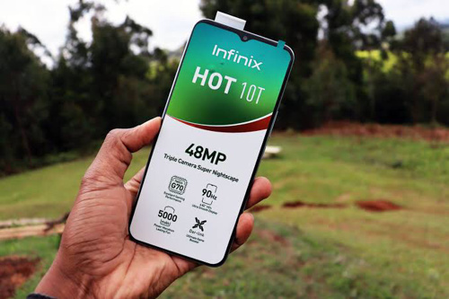 Infinix Hot 10t Gb128Ram4 Mpya
