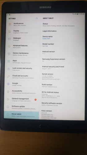 Samsung  galax TAB A