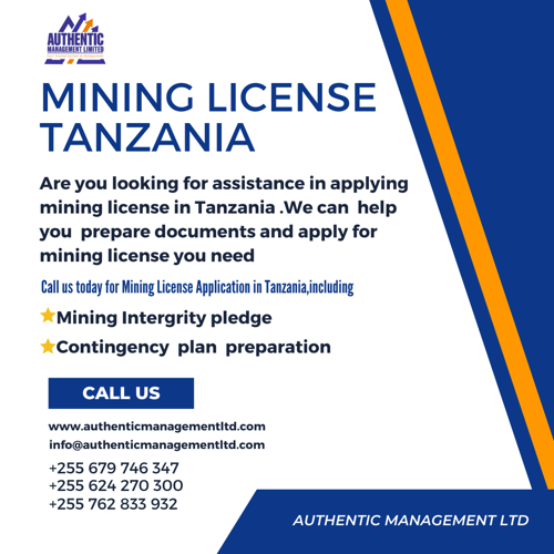 MINING LICENSE TANZANIA